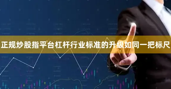 正规炒股指平台杠杆行业标准的升级如同一把标尺